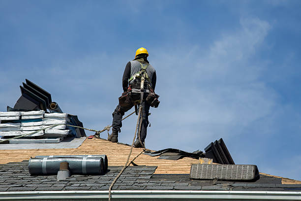 Professional Roofing technician working in Portland, IN